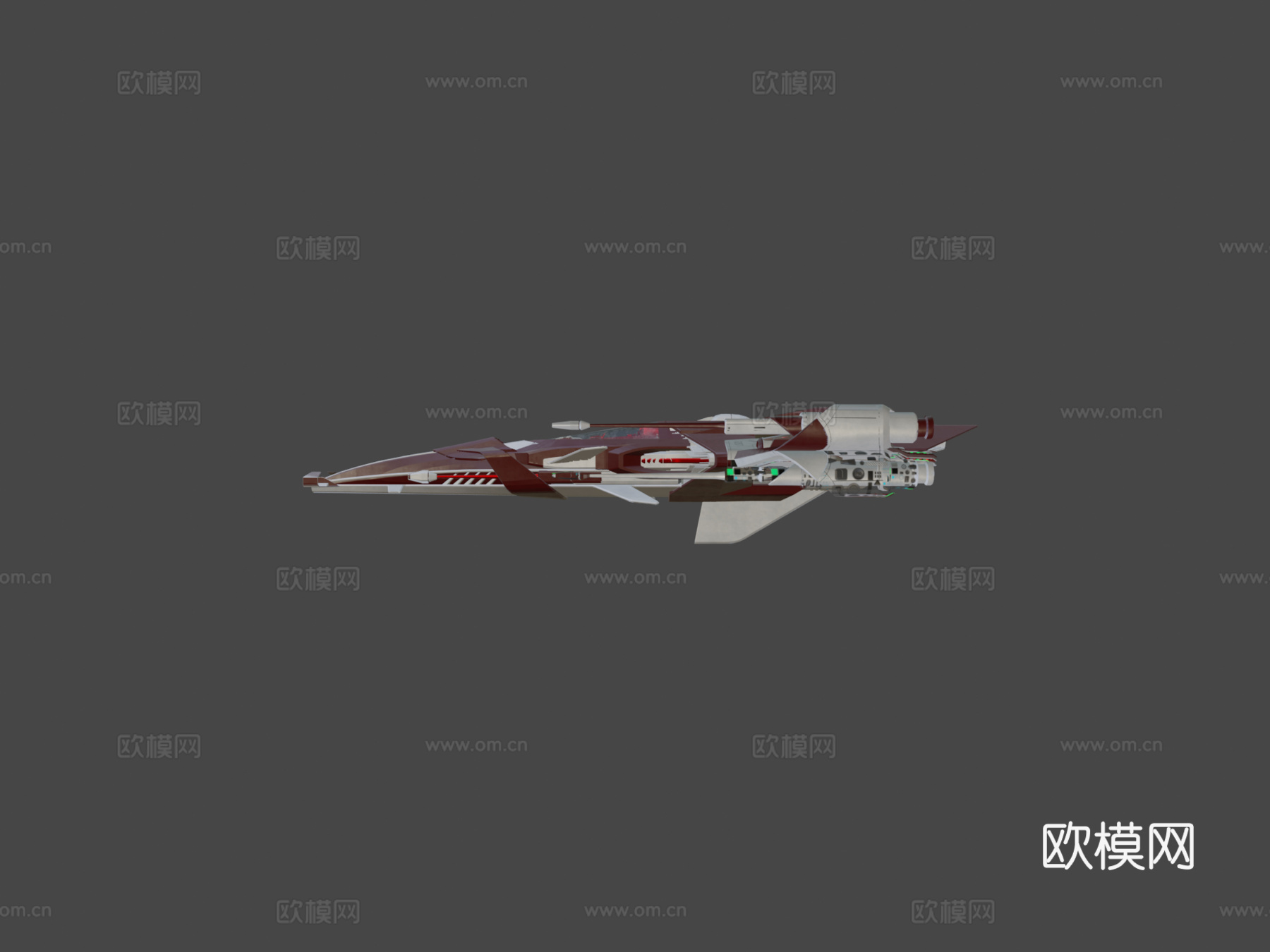 X刀锋3d模型下载（渲染图5）