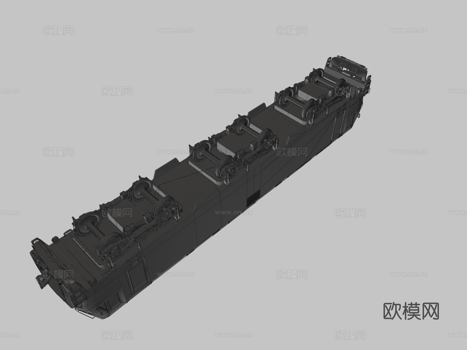 火车 EP203d模型下载（渲染图3）