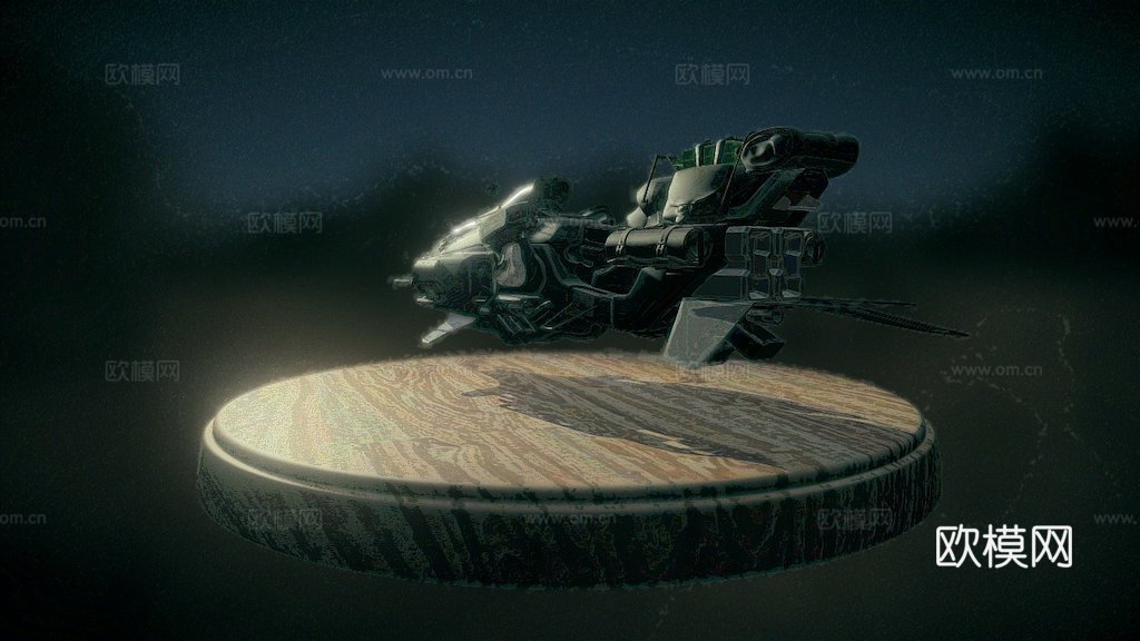 悬浮摩托3d模型下载（渲染图1）