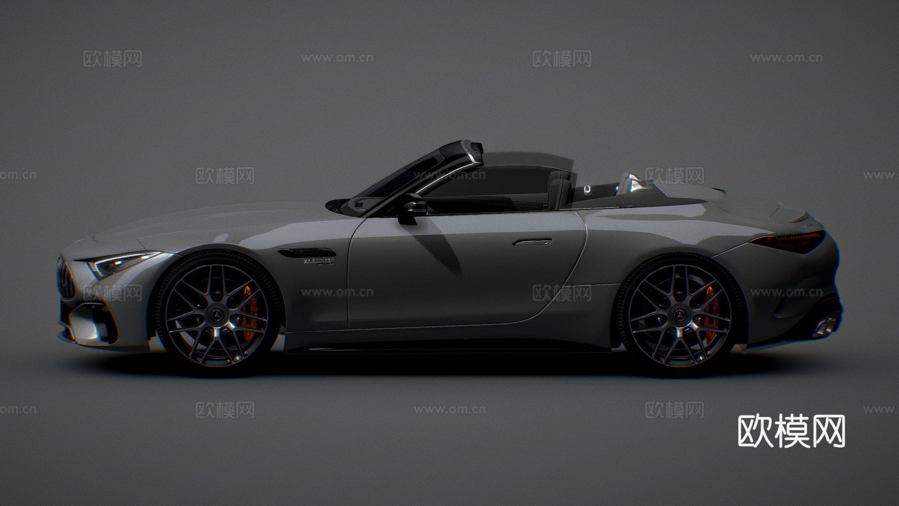 梅赛德斯奔驰 SL63 AMG3d模型下载（渲染图1）