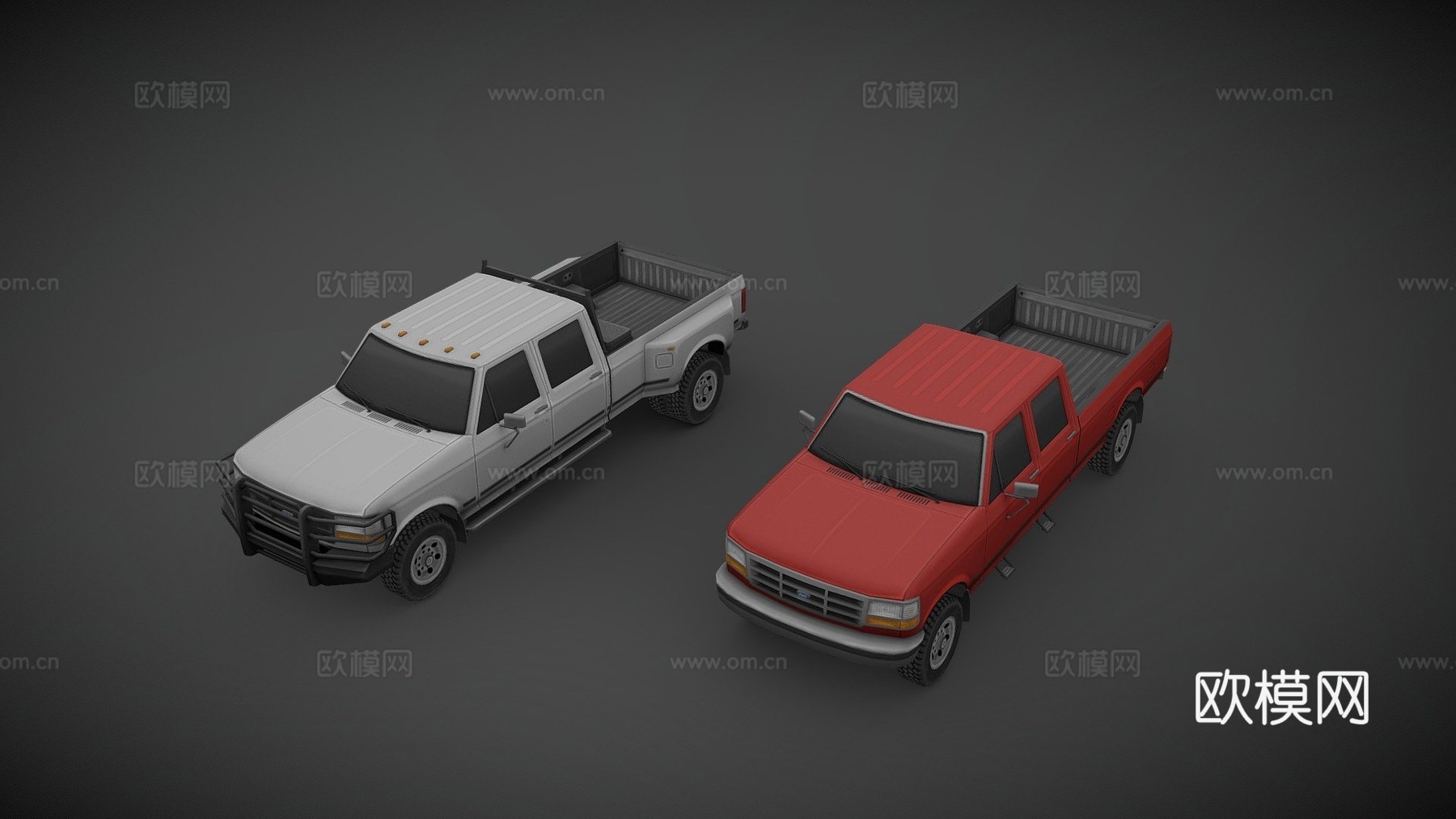 福特 F3503d模型下载（渲染图1）