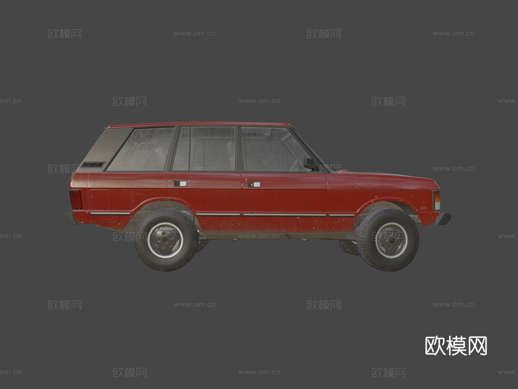 年代 运动型多用途车3d模型下载（渲染图6）