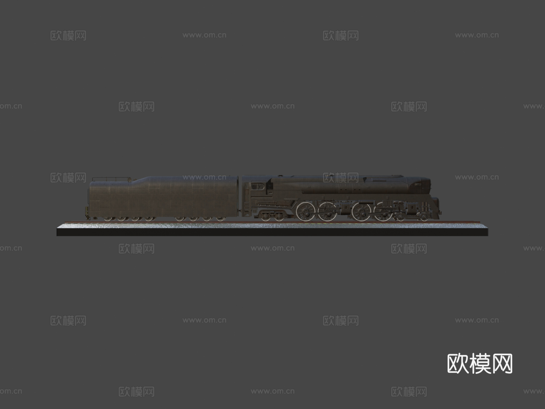 病理学2017. PRR T1蒸汽机车3d模型下载（渲染图6）