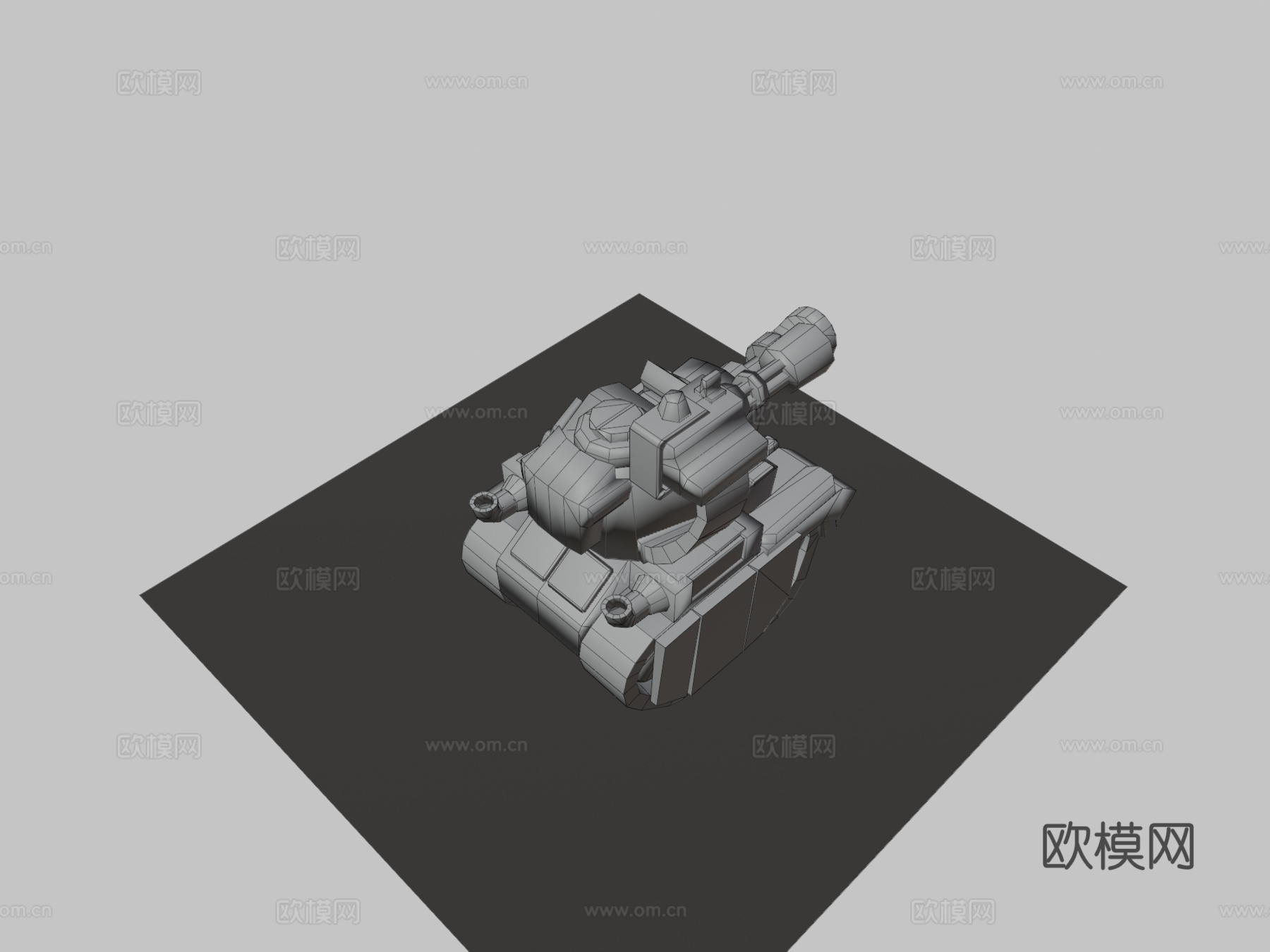 Leoger 中型坦克3d模型下载（渲染图3）