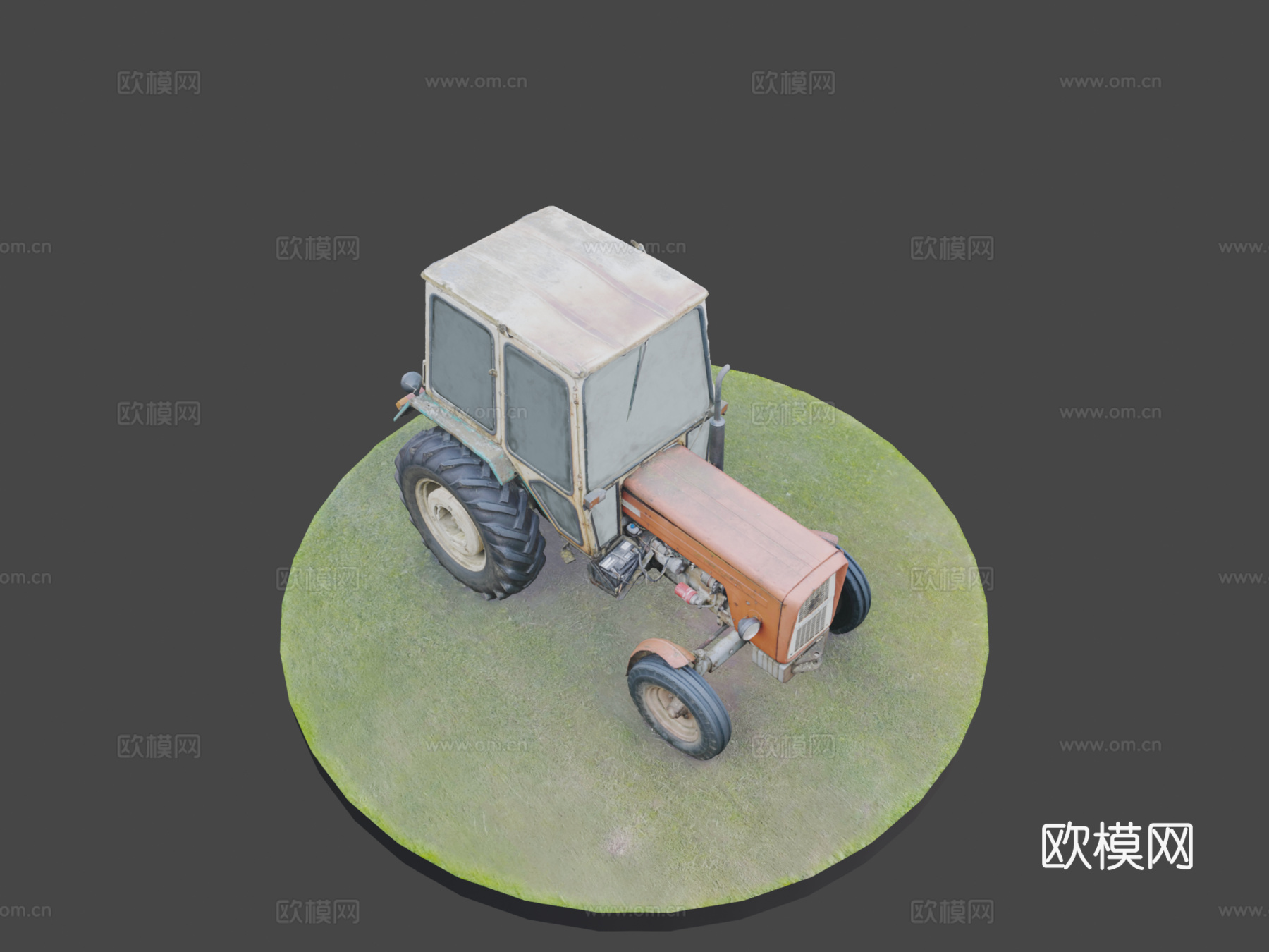 乌尔苏斯 C360 拖拉机3d模型下载（渲染图8）