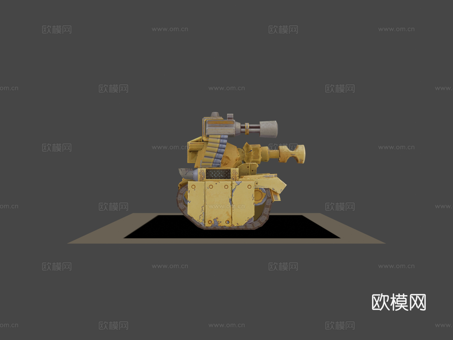 Leoger 中型坦克3d模型下载（渲染图7）