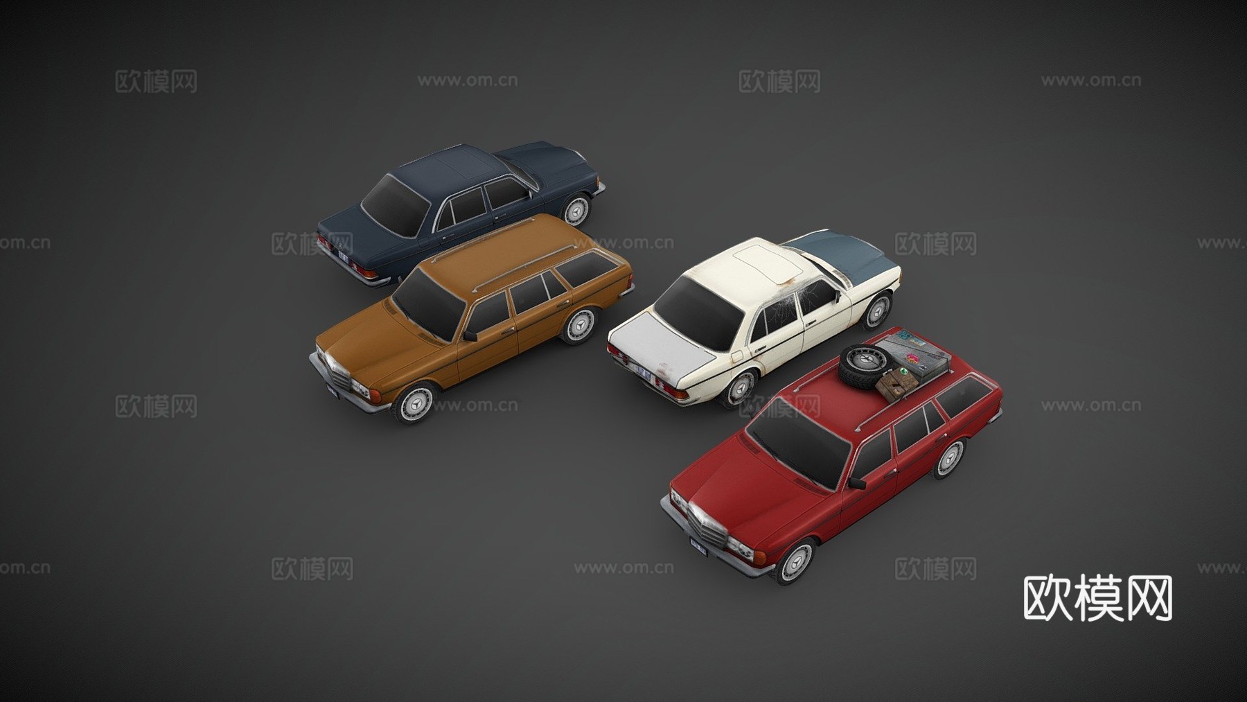 梅赛德斯奔驰 W1233d模型下载（渲染图1）