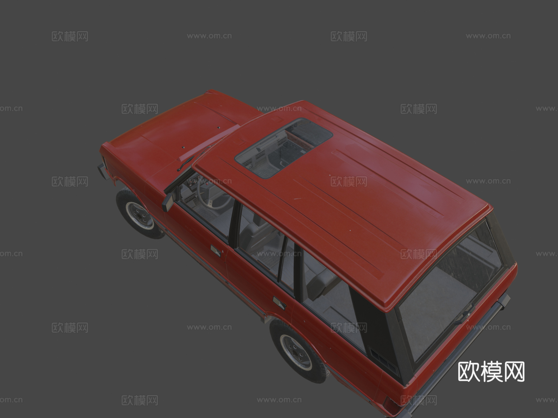 年代 运动型多用途车3d模型下载（渲染图8）