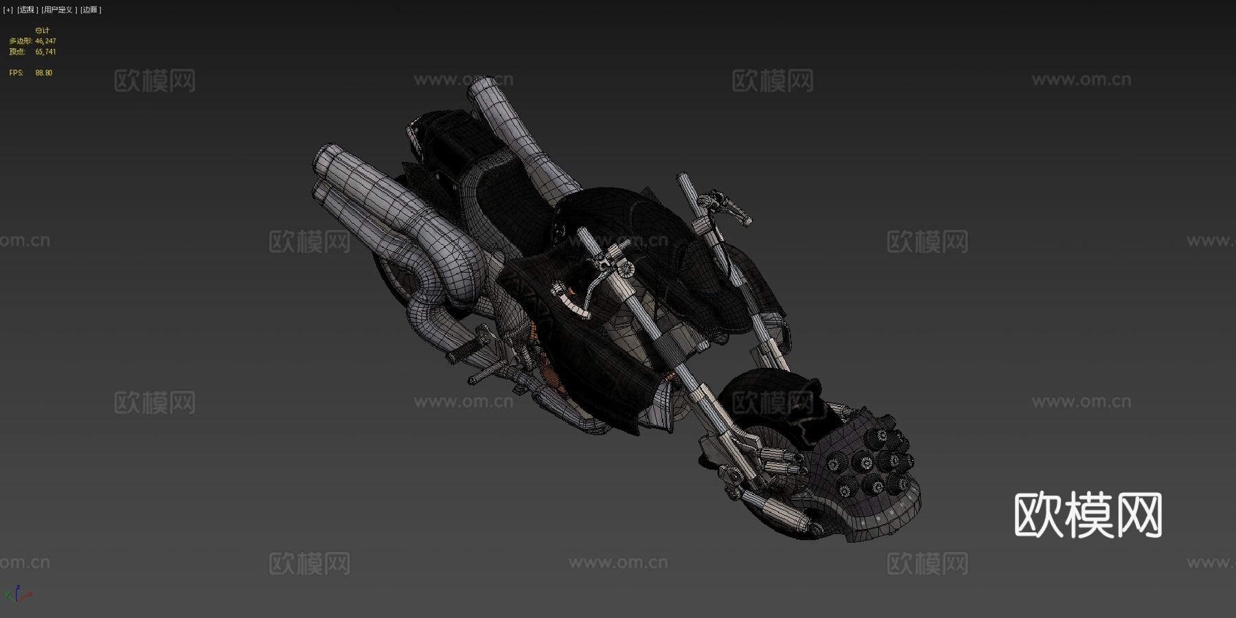 哈迪戴托纳 FF7 重制版3d模型下载（渲染图4）