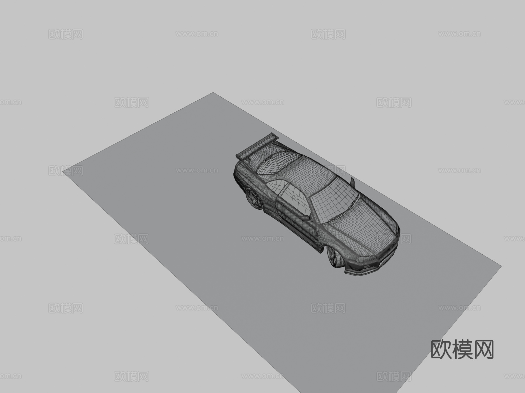 GTRr343d模型下载（渲染图3）