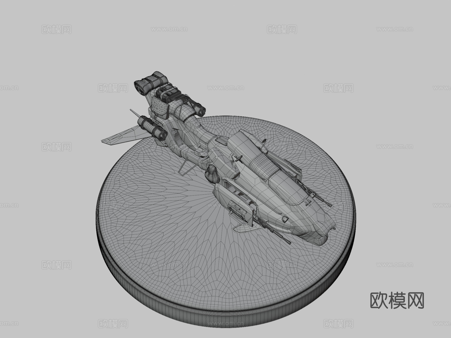 悬浮摩托3d模型下载（渲染图3）