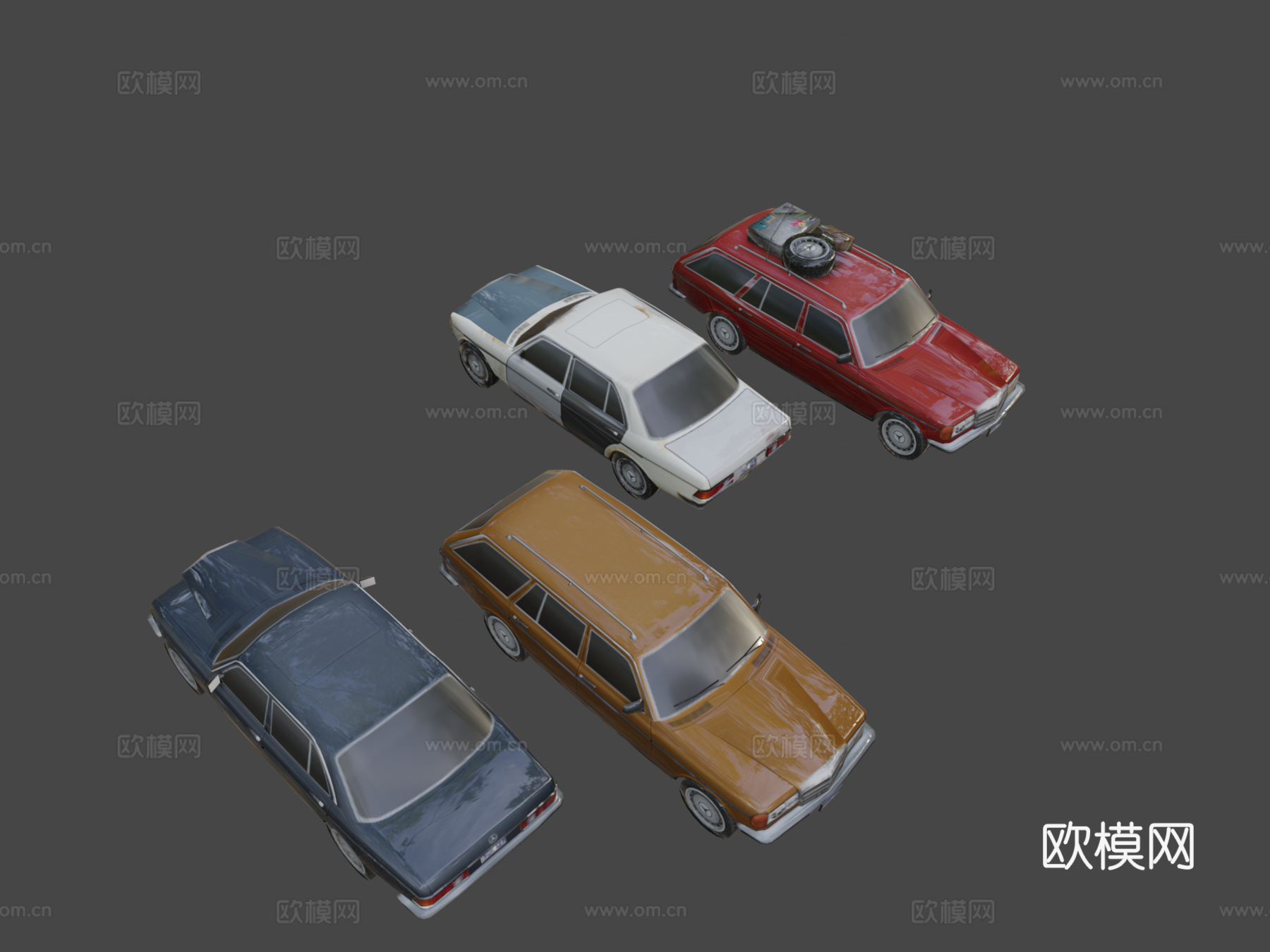 梅赛德斯奔驰 W1233d模型下载（渲染图8）