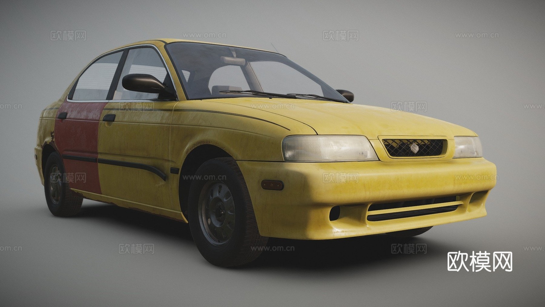 铃木Esteem 19983d模型下载（渲染图1）