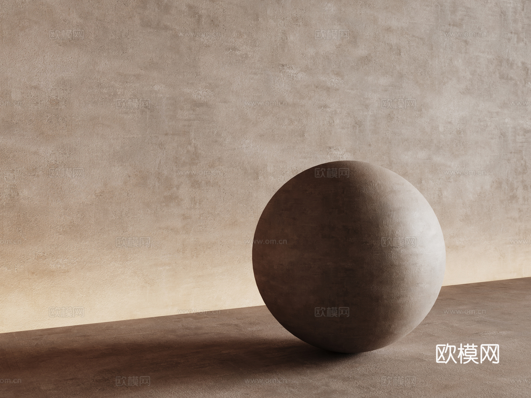 现代涂料 微水泥 艺术漆 肌理漆 水泥墙su模型