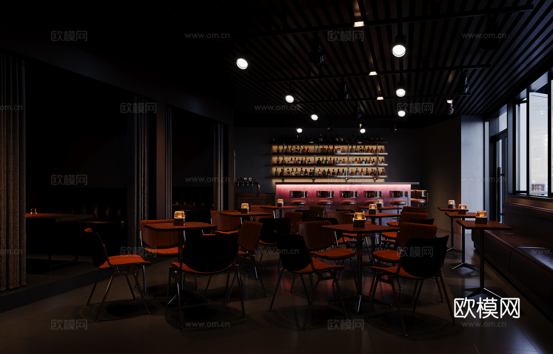 酒吧3d模型下载（渲染图4）