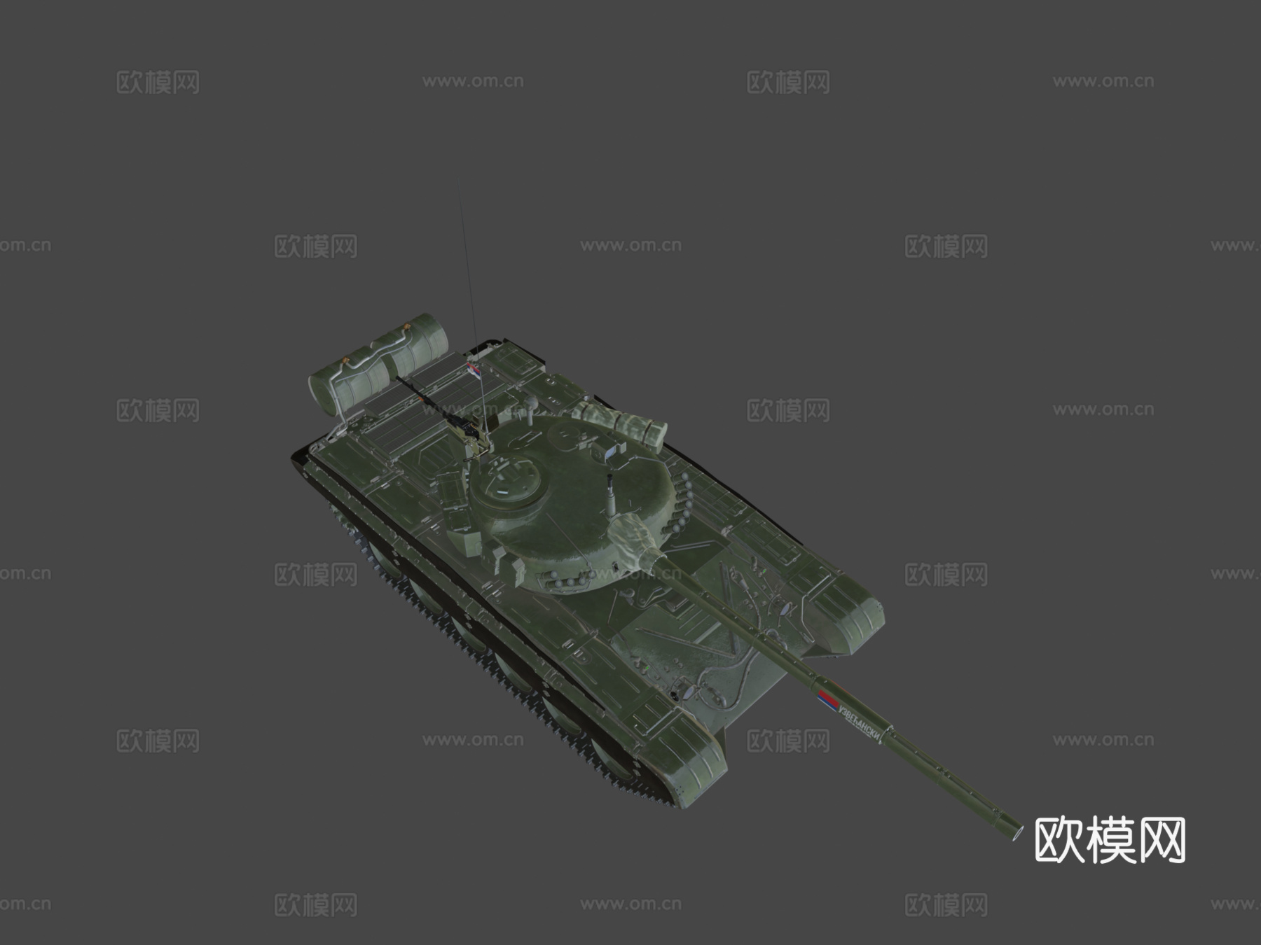 久罗达科维奇M843d模型下载（渲染图1）