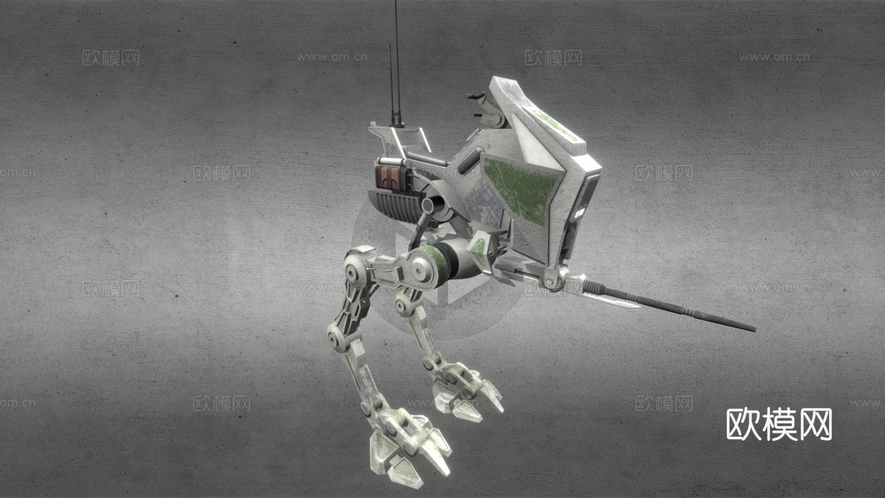 ATRT 全地形侦察运输车3d模型下载（渲染图1）