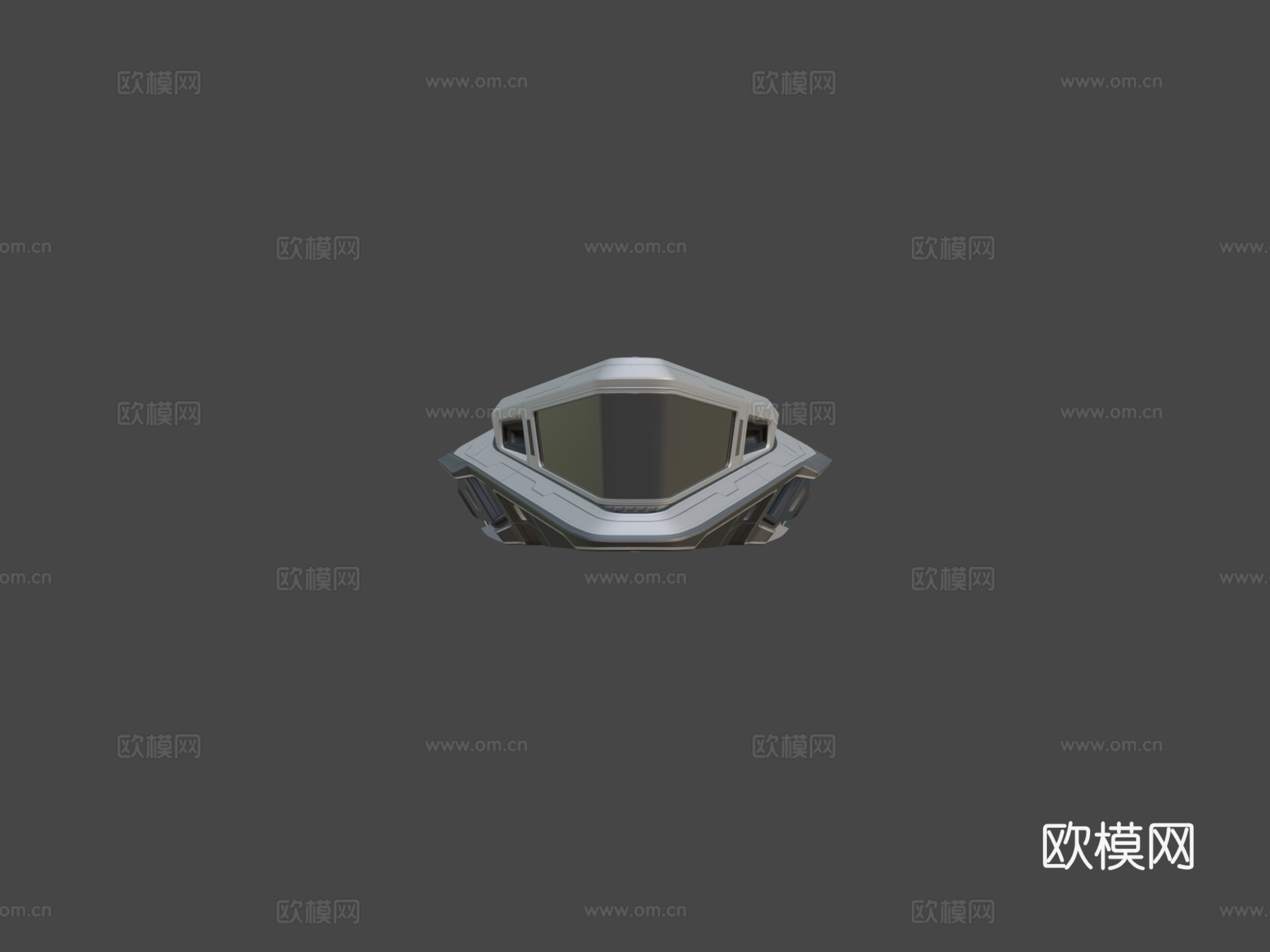 火卫一  太空船 带完整建模内饰3d模型下载（渲染图5）