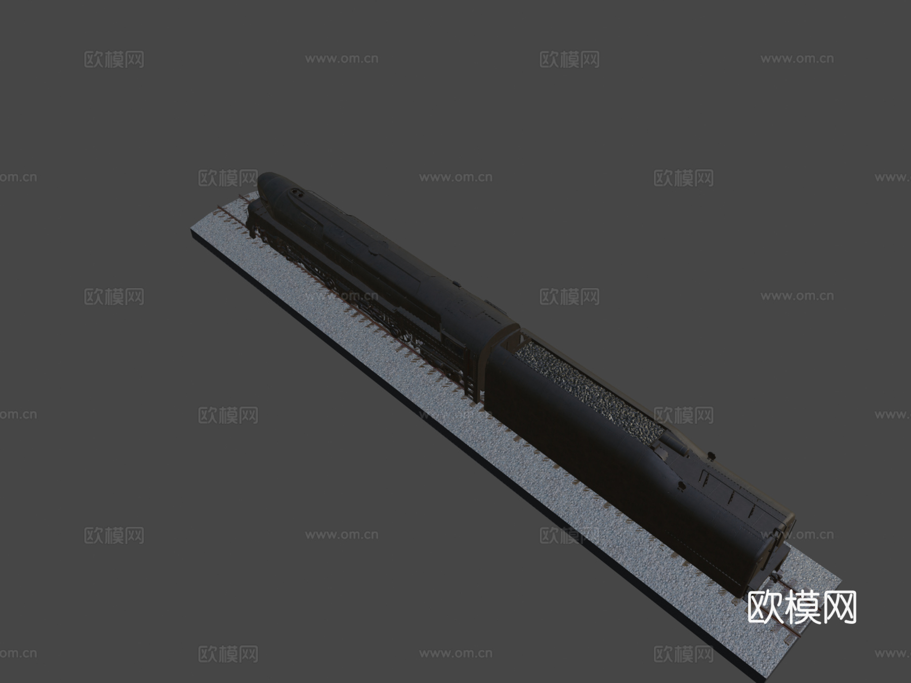 病理学2017. PRR T1蒸汽机车3d模型下载（渲染图8）