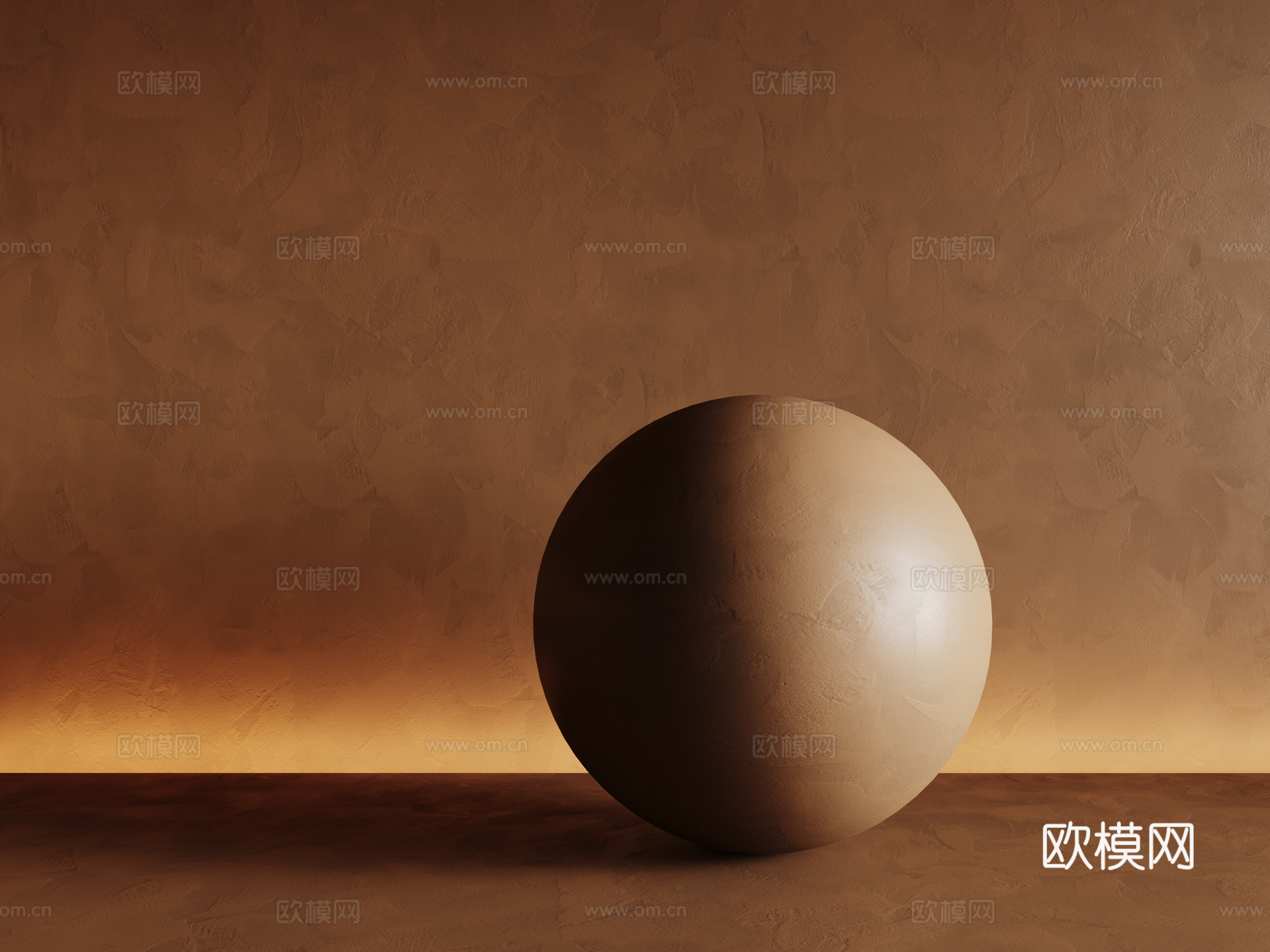 现代涂料 微水泥 艺术漆 肌理漆 水泥墙su模型