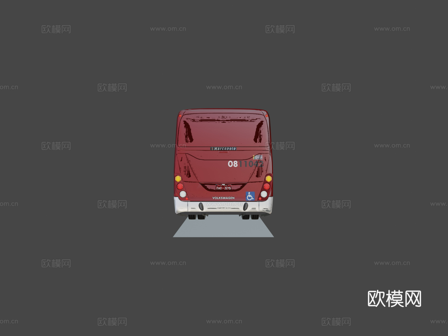 马可波罗都灵VW172303d模型下载（渲染图5）