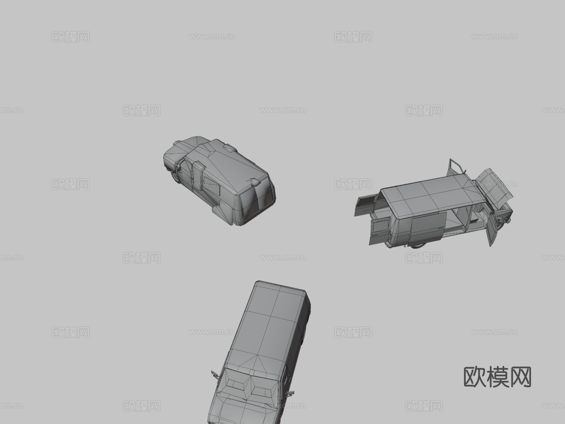 福特 Econoline E150 以 MUTT CUTTS3d模型下载（渲染图3）