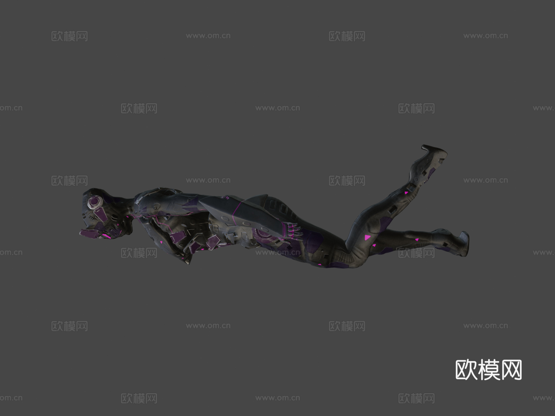 赛博装甲 作者 Oscar Creativo3d模型下载（渲染图6）