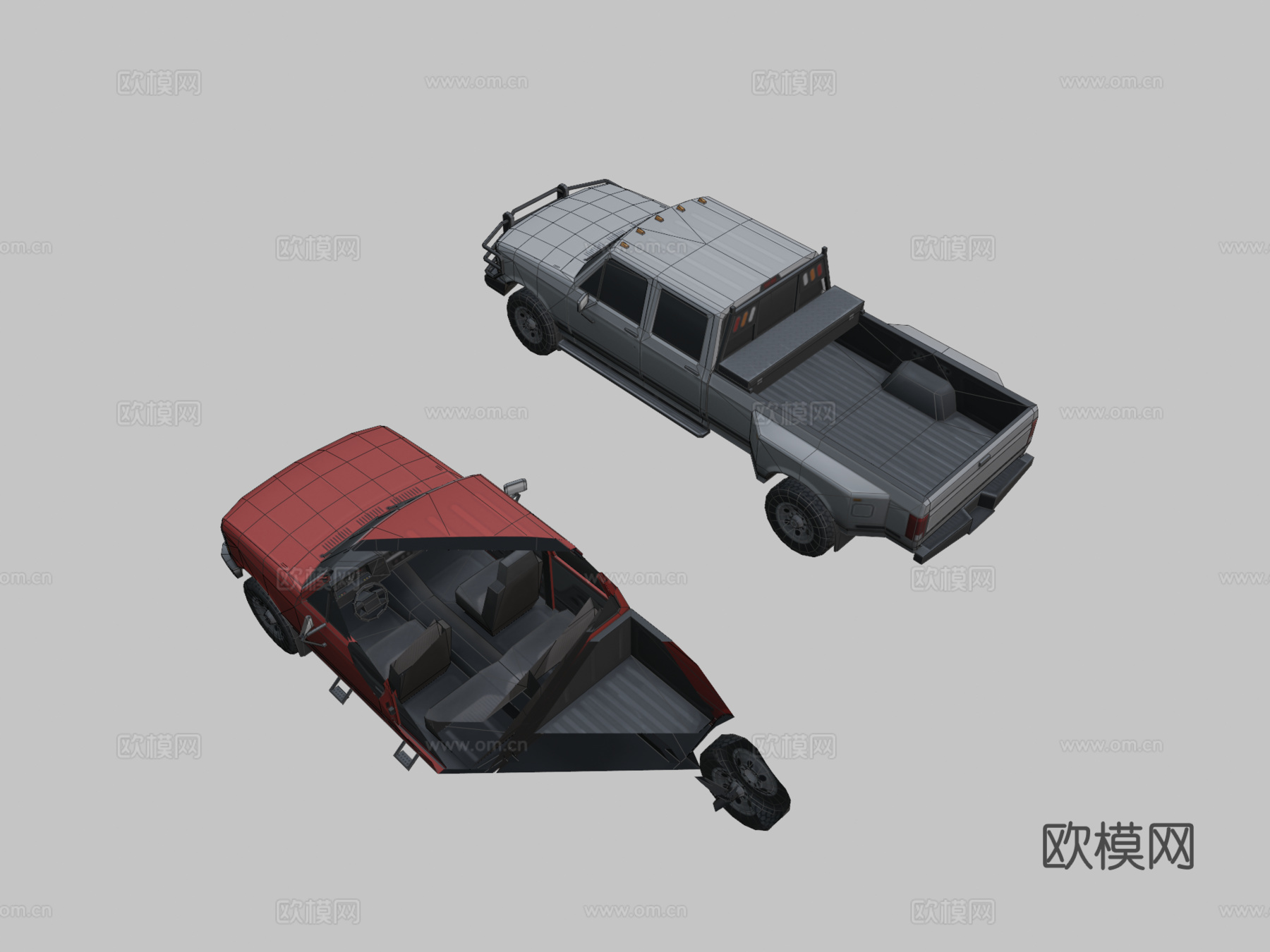 福特 F3503d模型下载（渲染图2）