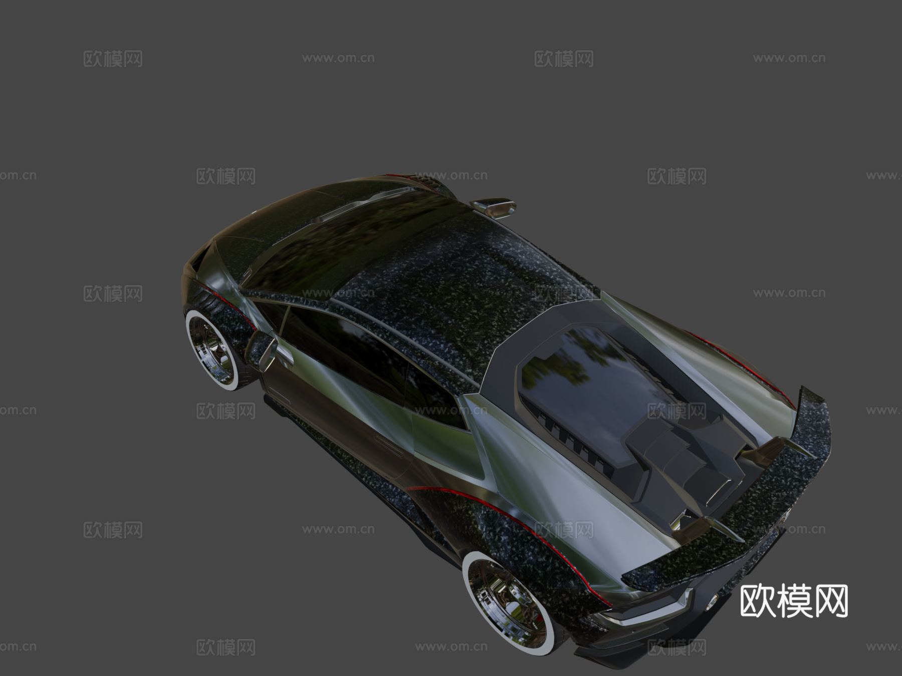 Huracan FORGEDEAGLE3d模型下载（渲染图1）