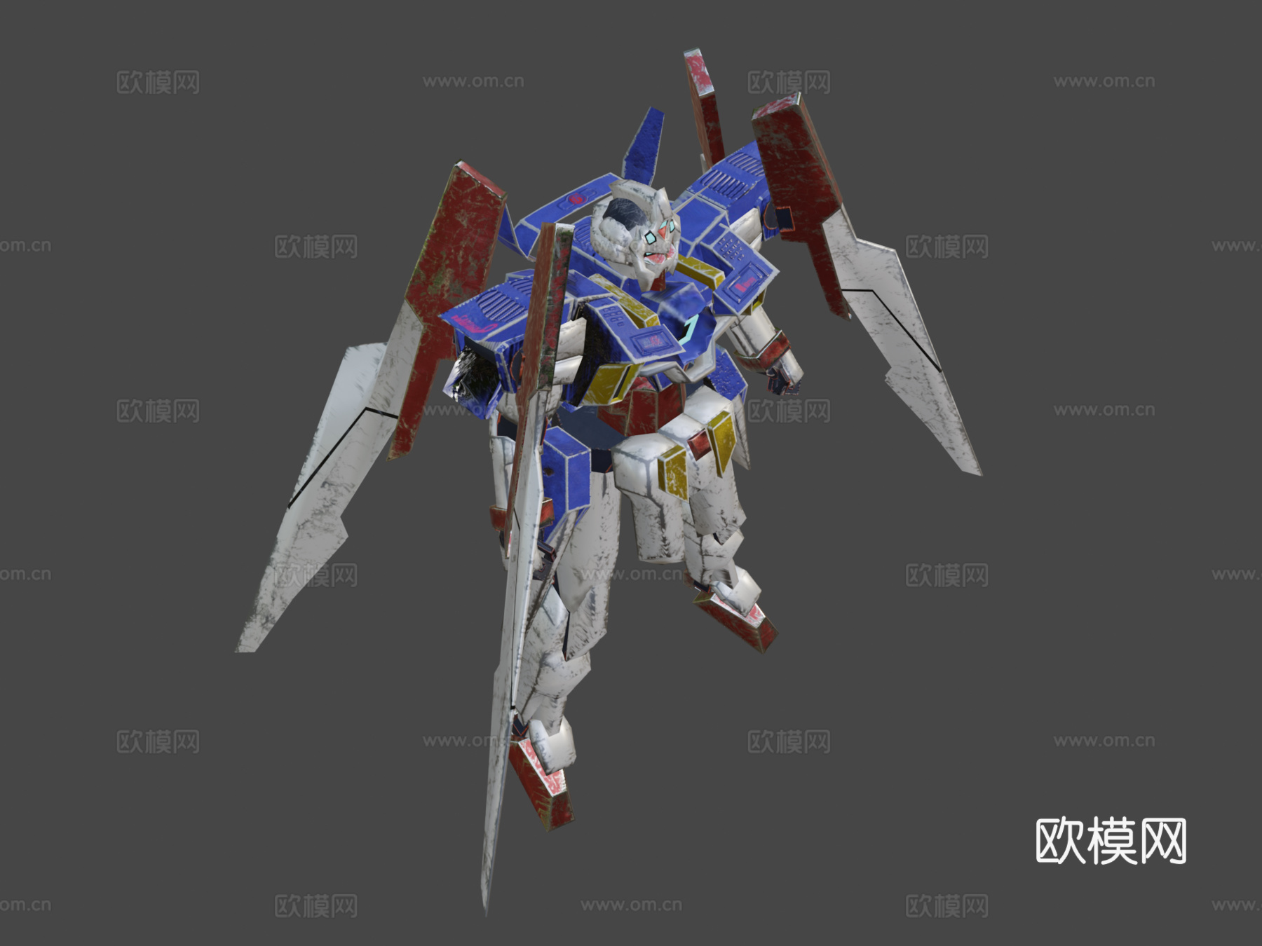 高达AGE 2 标准型3d模型下载（渲染图8）