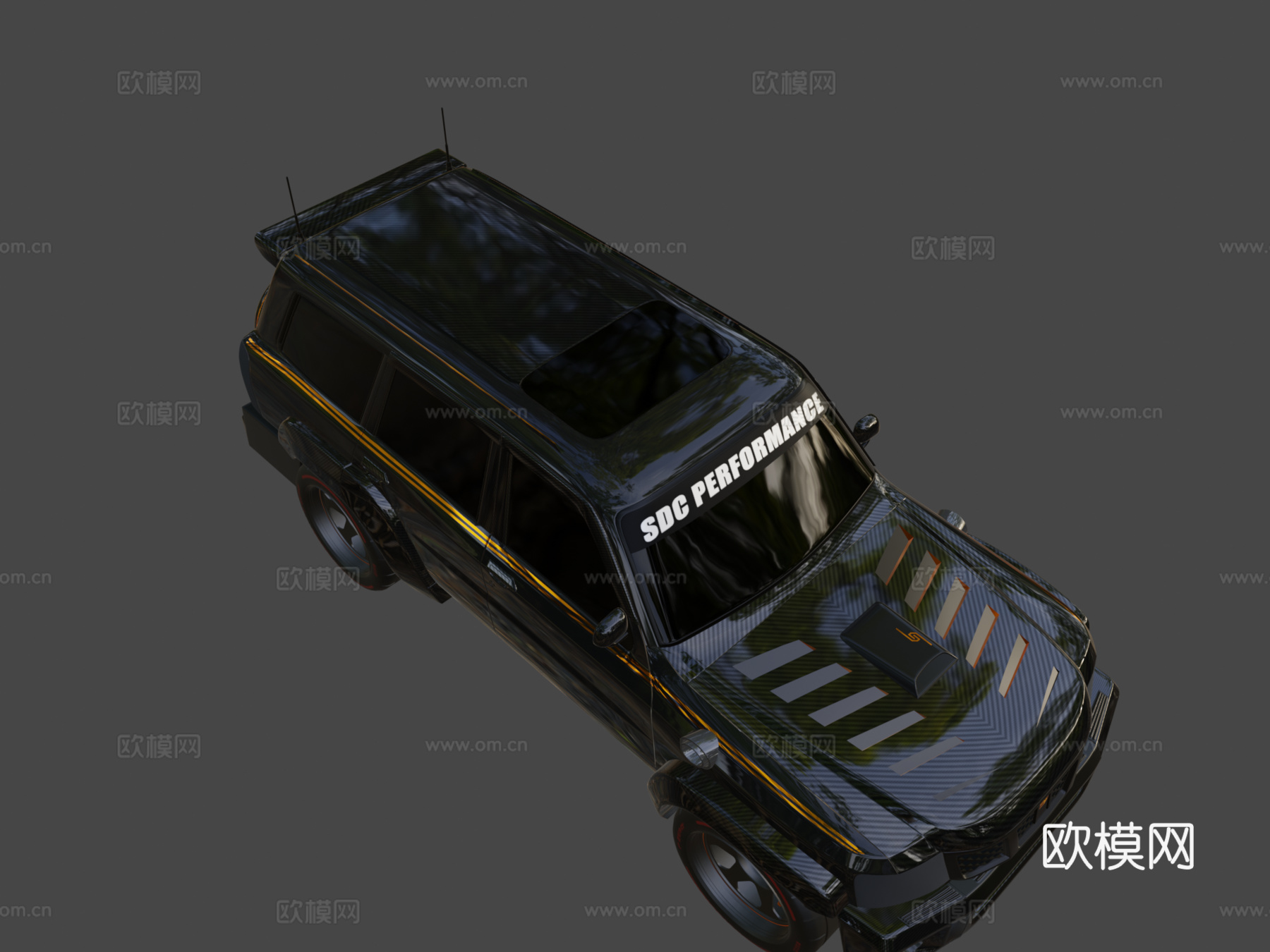 日产超级Safari SDC性能3d模型下载（渲染图1）
