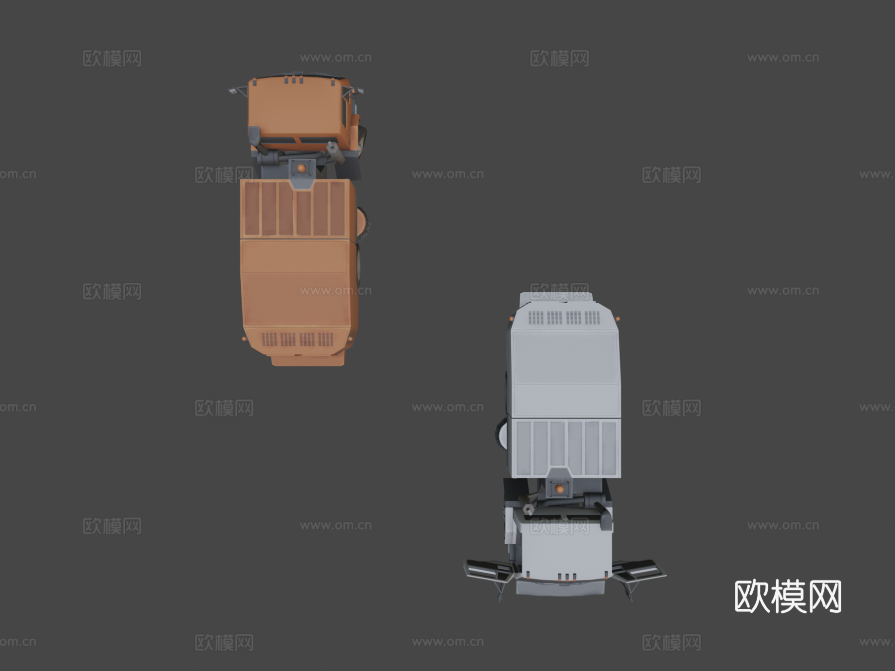 福特 Elgin CF8000 街道清扫车3d模型下载（渲染图6）