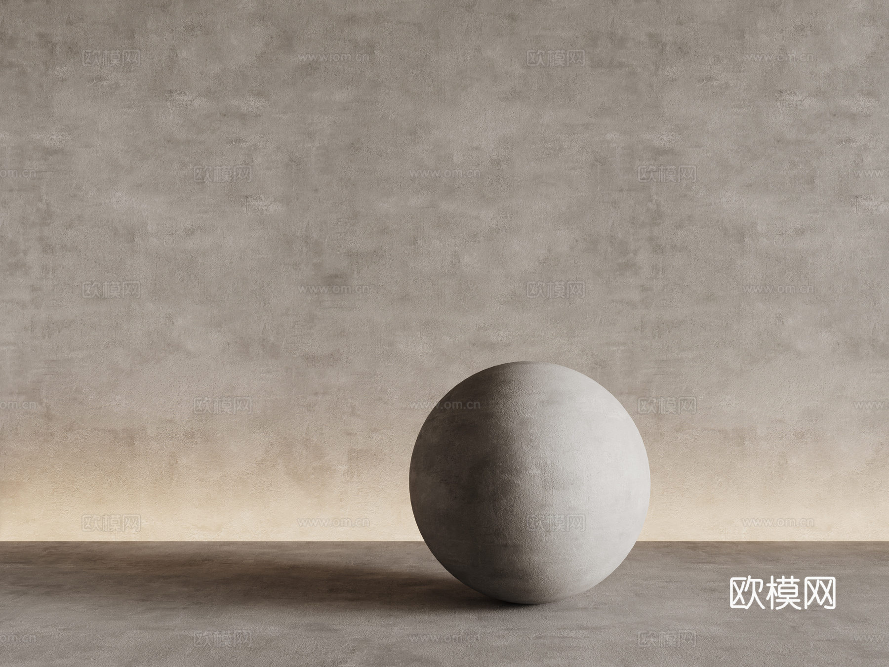 现代涂料 微水泥 艺术漆 肌理漆 水泥墙su模型