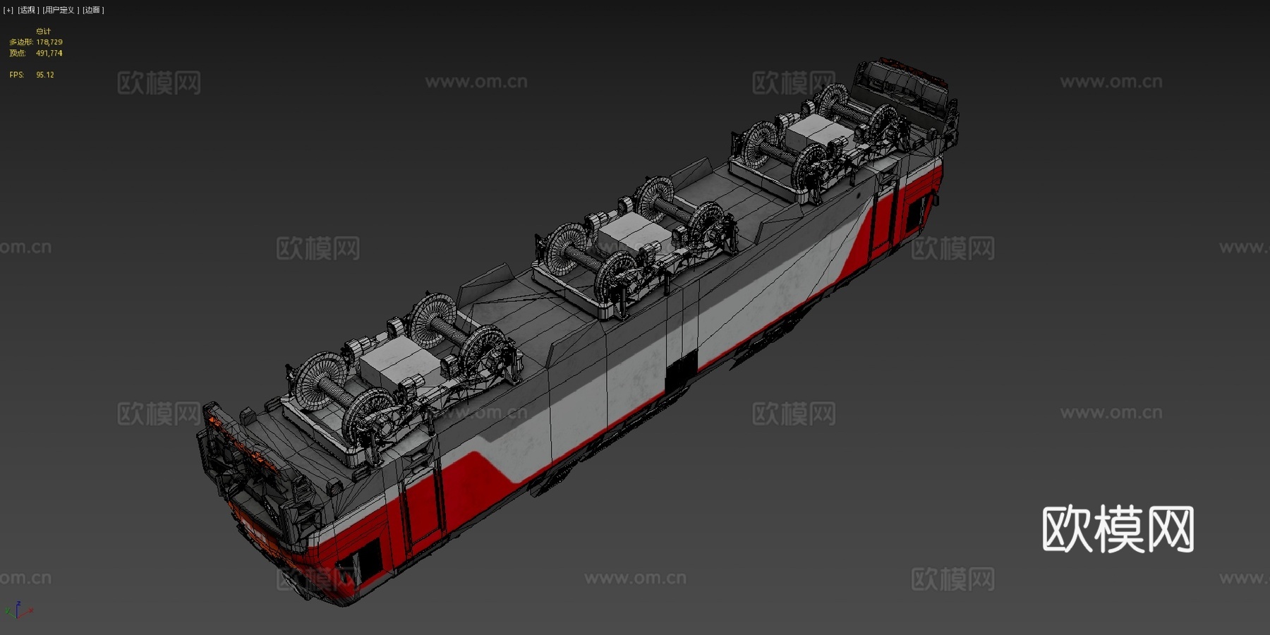 火车 EP203d模型下载（渲染图4）