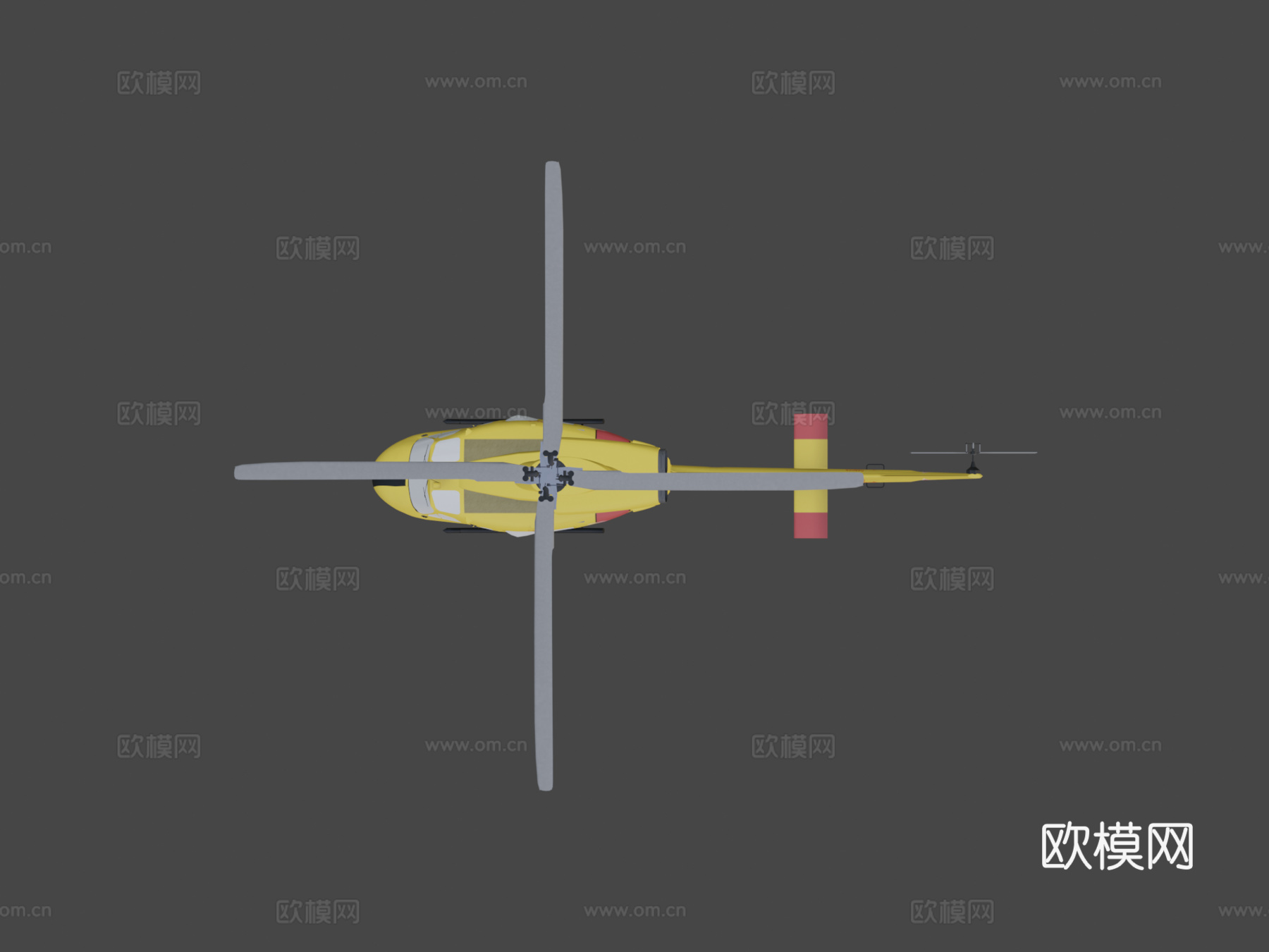 贝尔 CH146 狮鹫3d模型下载（渲染图7）