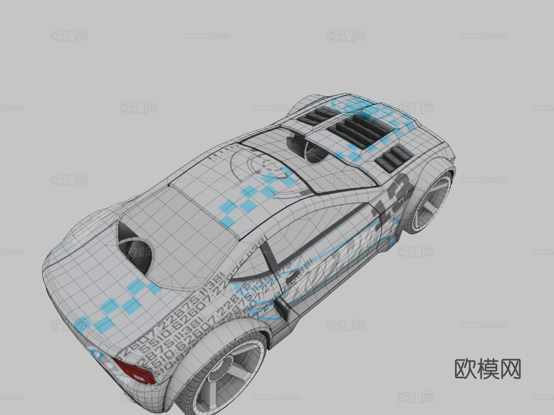 车辆3d模型下载（渲染图2）