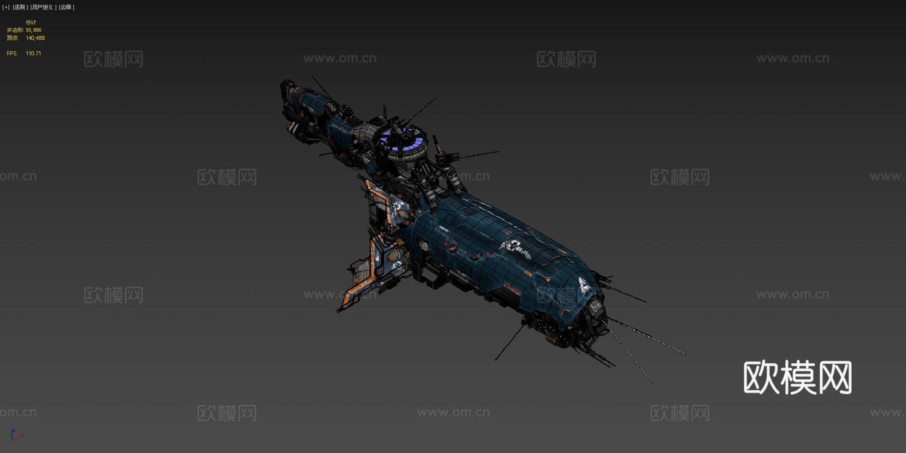 卡卡洛顿3d模型下载（渲染图4）