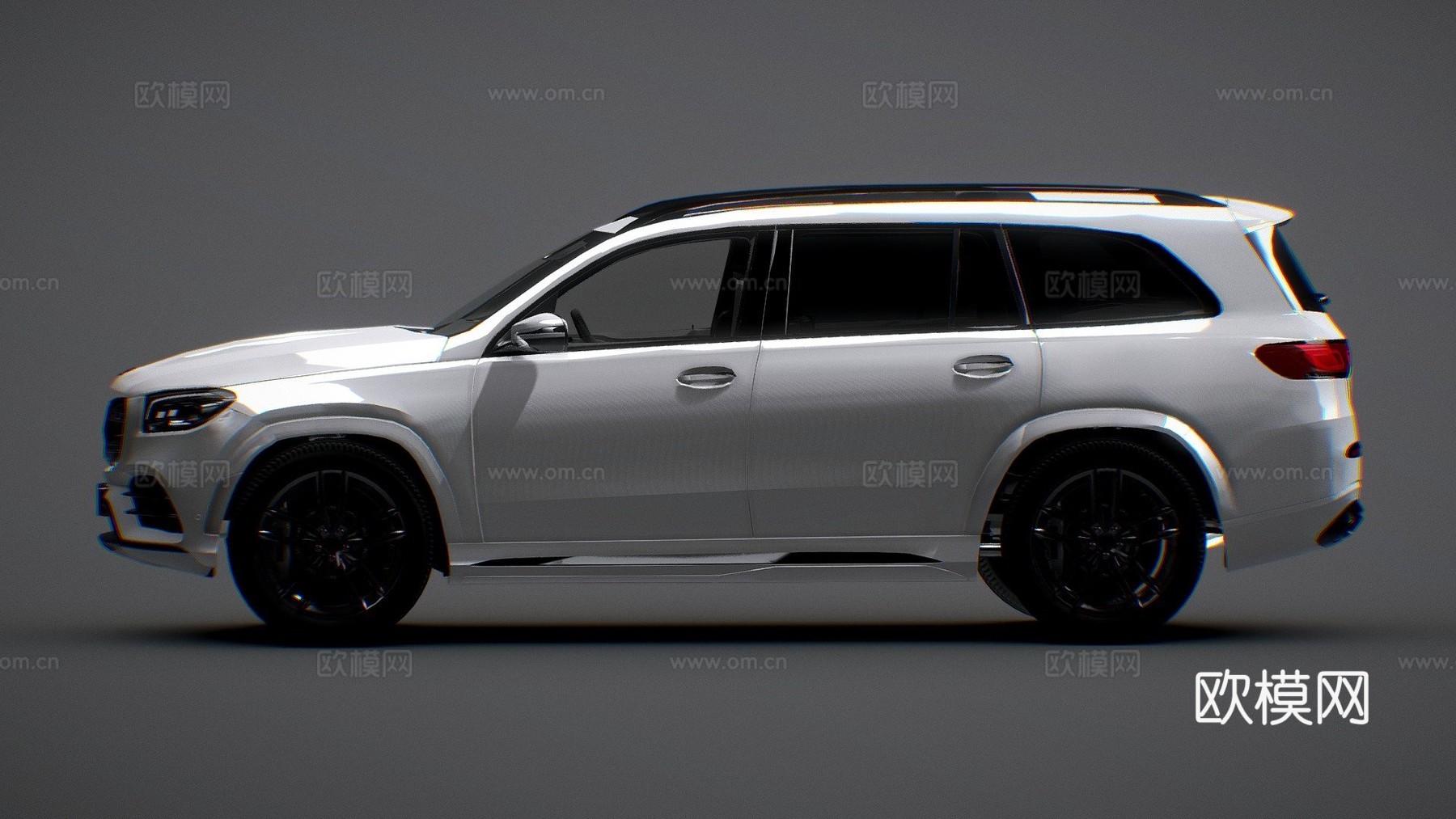 梅赛德斯奔驰GLS3d模型下载（渲染图1）
