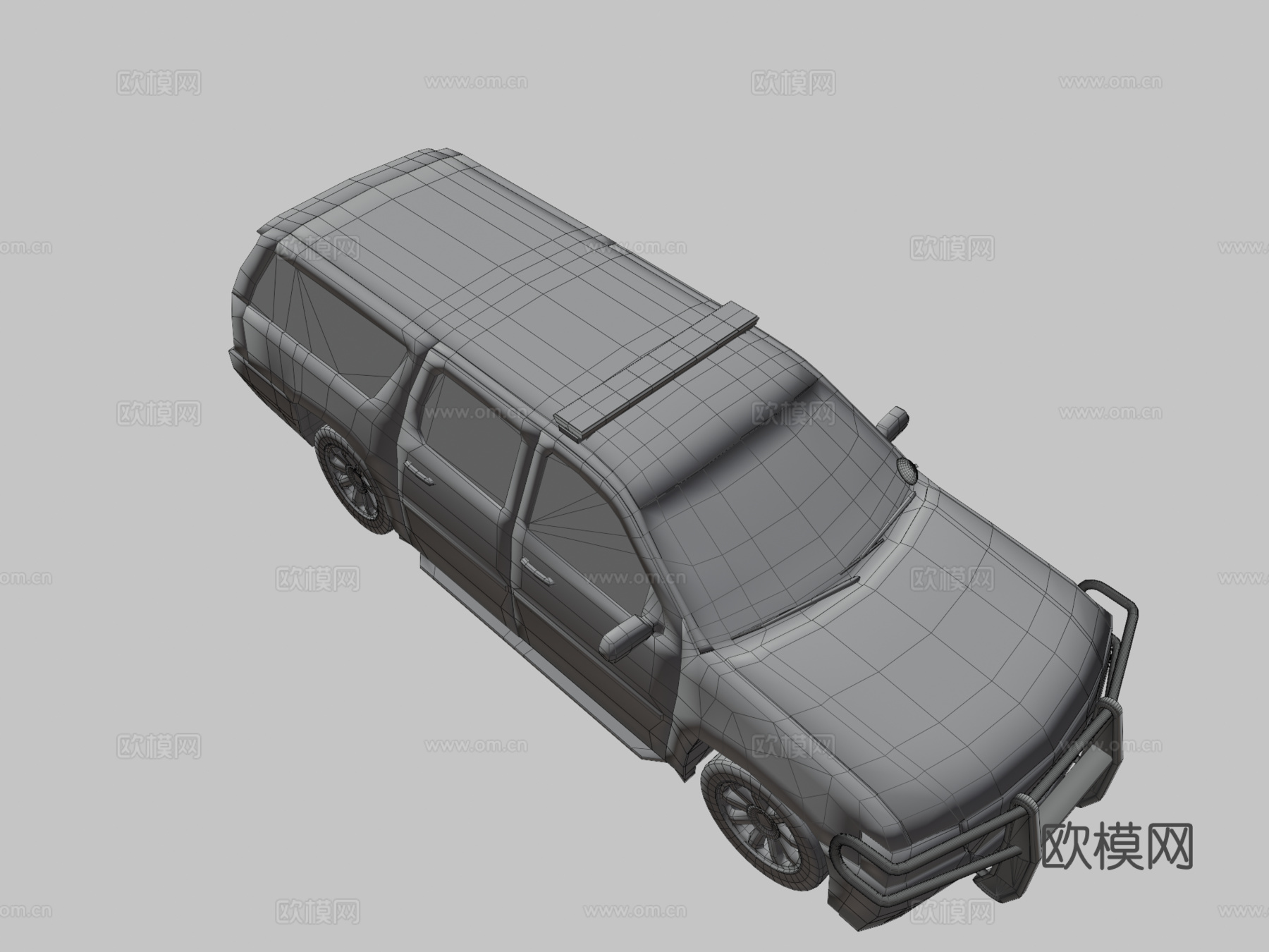 郊区 警长 巡逻车3d模型下载（渲染图3）