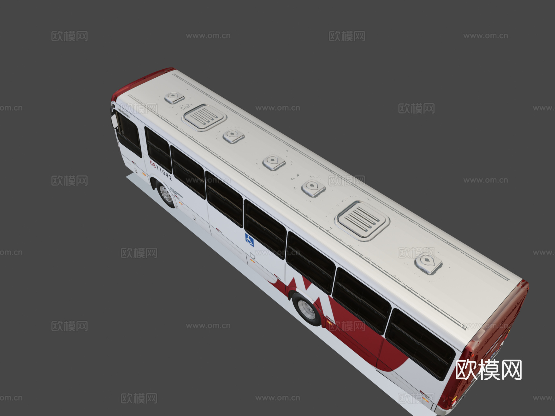 马可波罗都灵VW172303d模型下载（渲染图8）