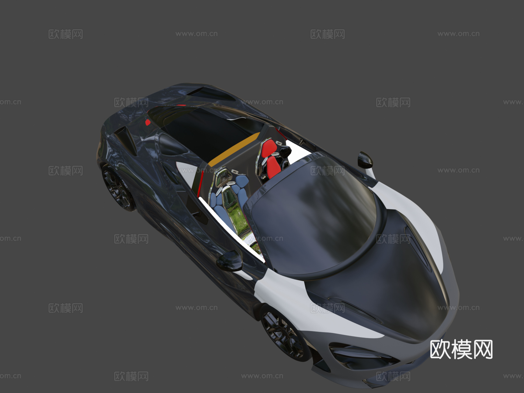 迈凯伦 720s 蜘蛛3d模型下载（渲染图8）