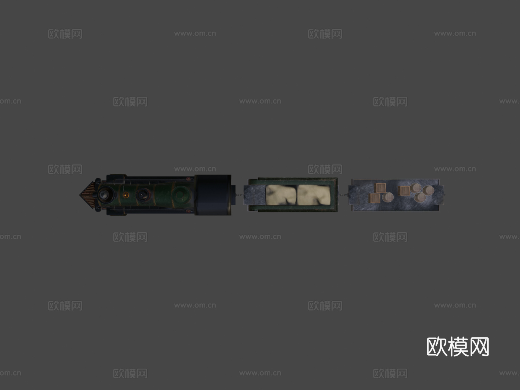 狂野西部机车3d模型下载（渲染图6）