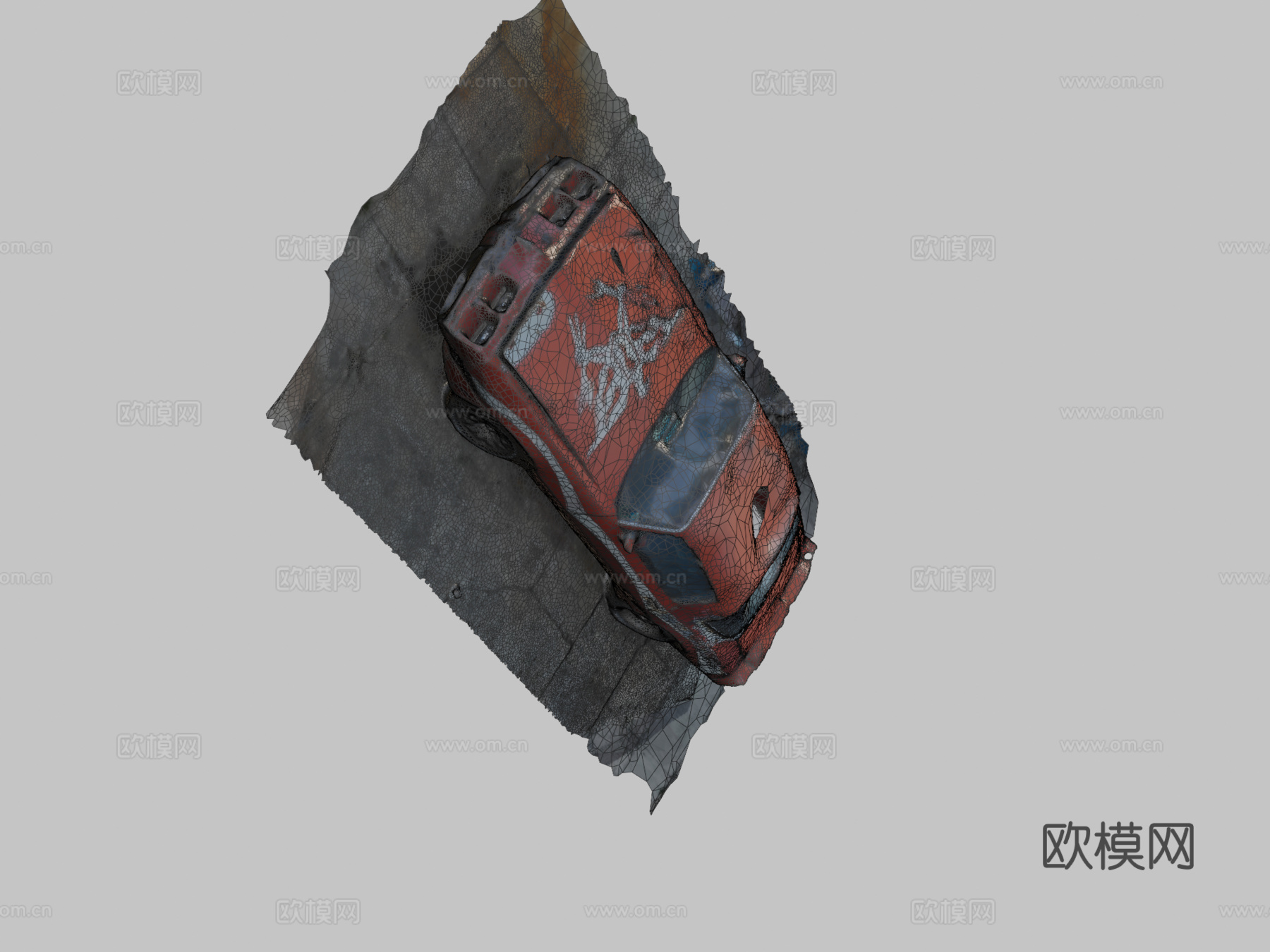 庞蒂亚克 火鸟 公式版3d模型下载（渲染图2）