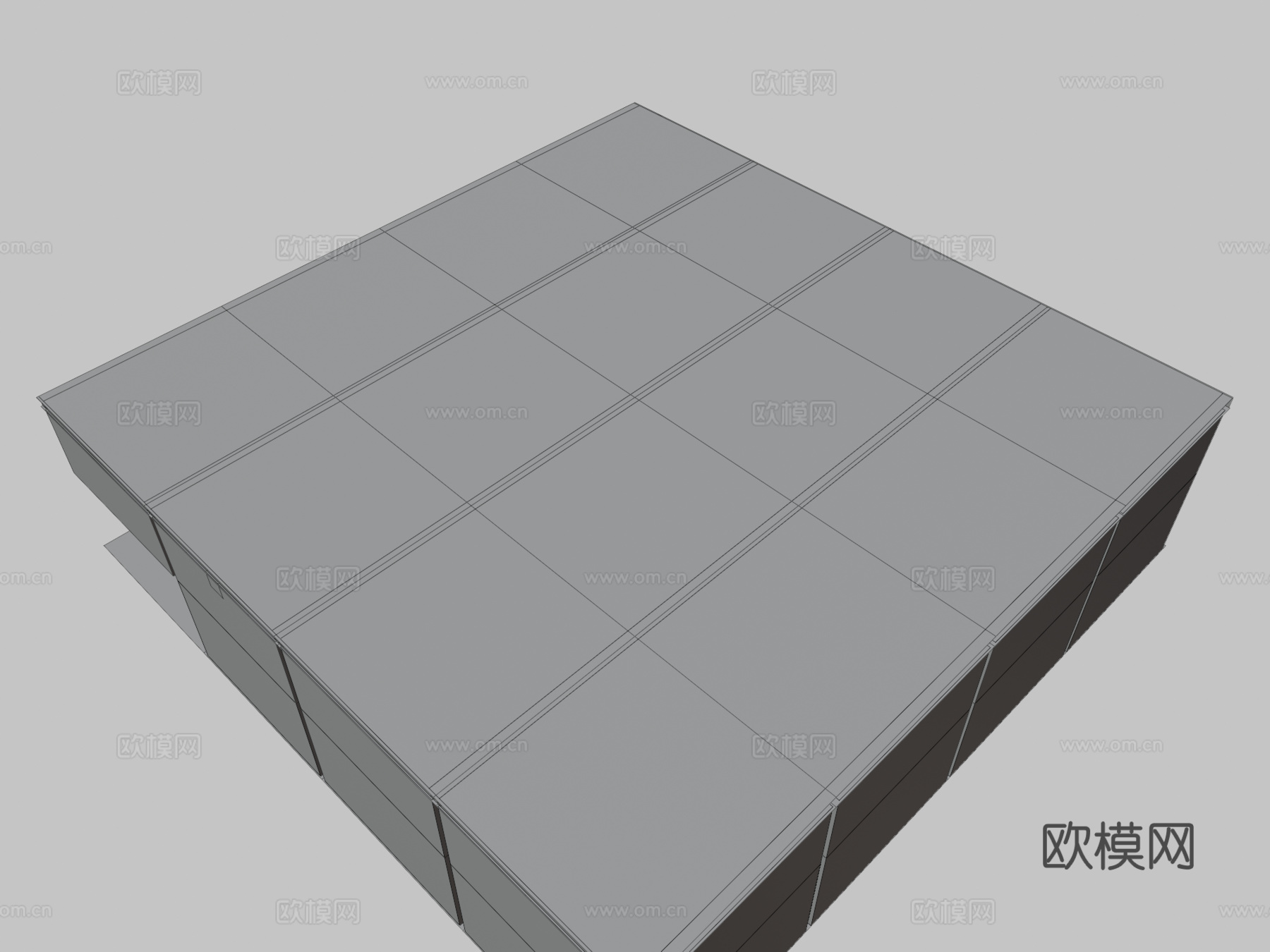 PBR 车库环境3d模型下载（渲染图3）