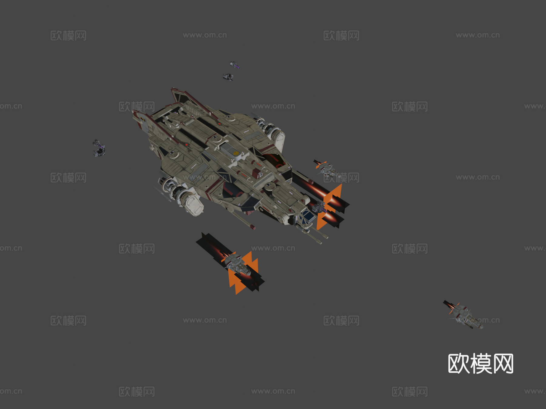 布罗克3d模型下载（渲染图8）