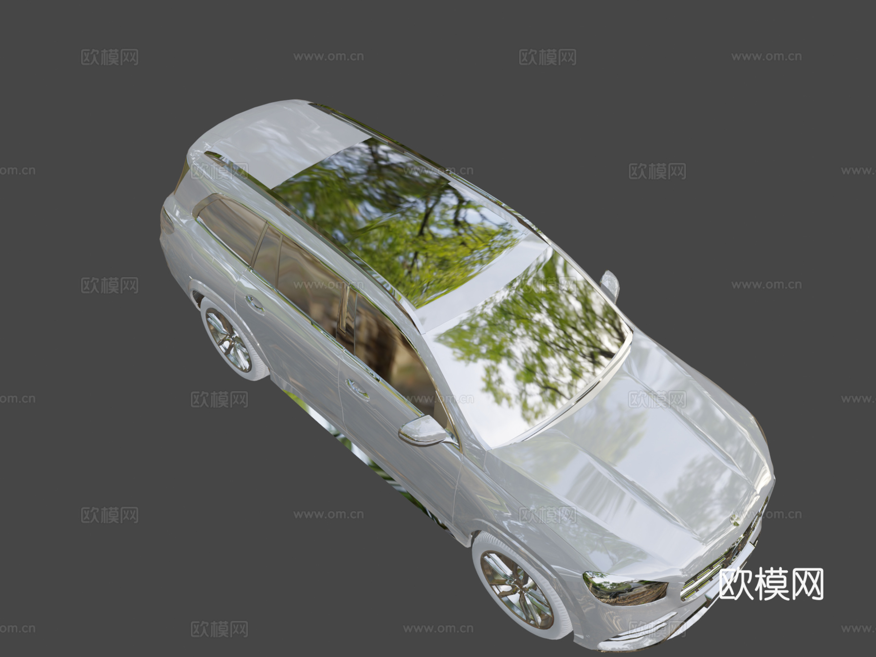 梅赛德斯奔驰GLS3d模型下载（渲染图8）