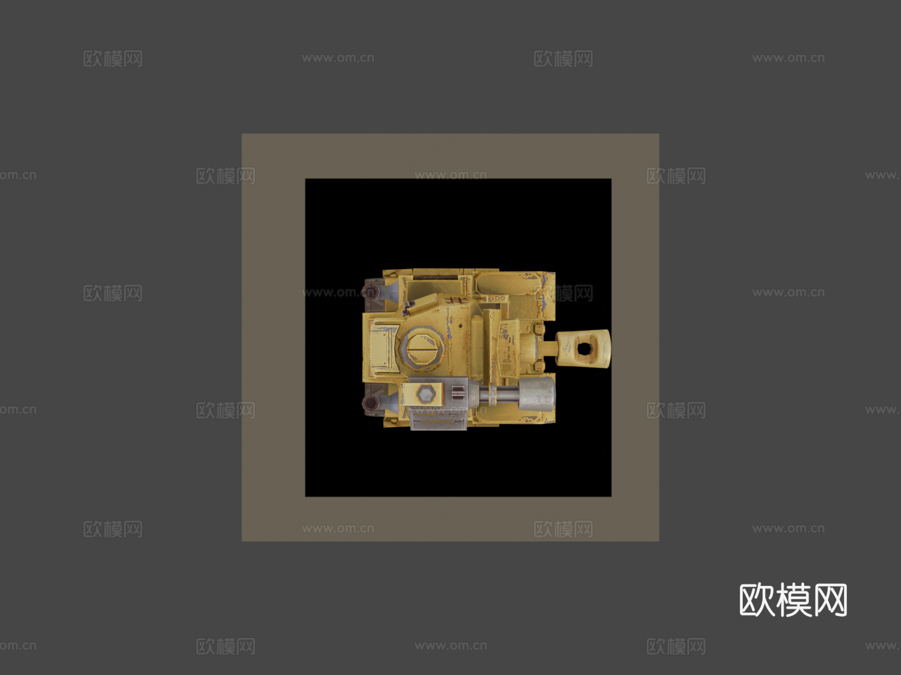 Leoger 中型坦克3d模型下载（渲染图6）