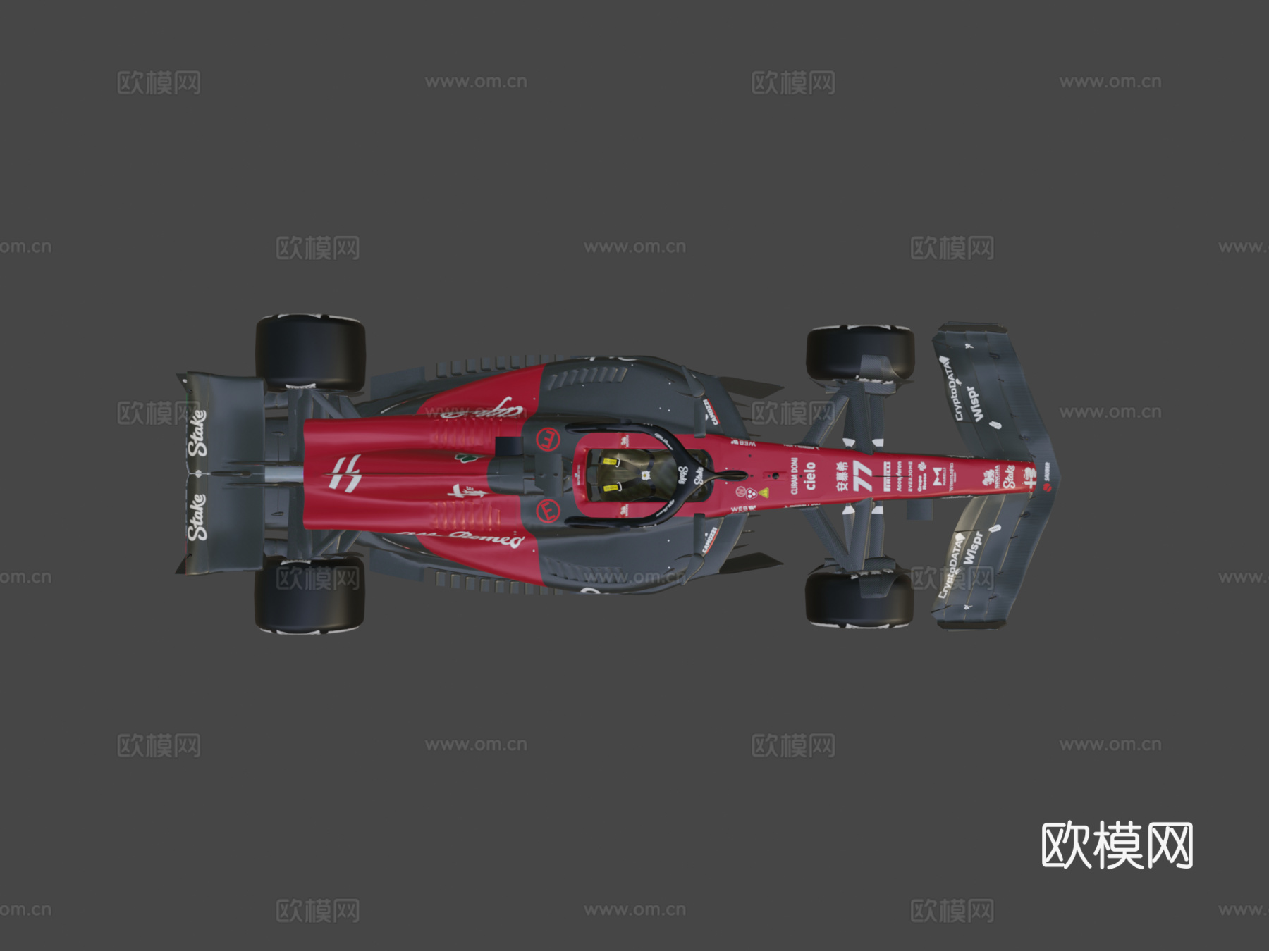 F1 2023阿尔法罗密欧Stake C433d模型下载（渲染图7）