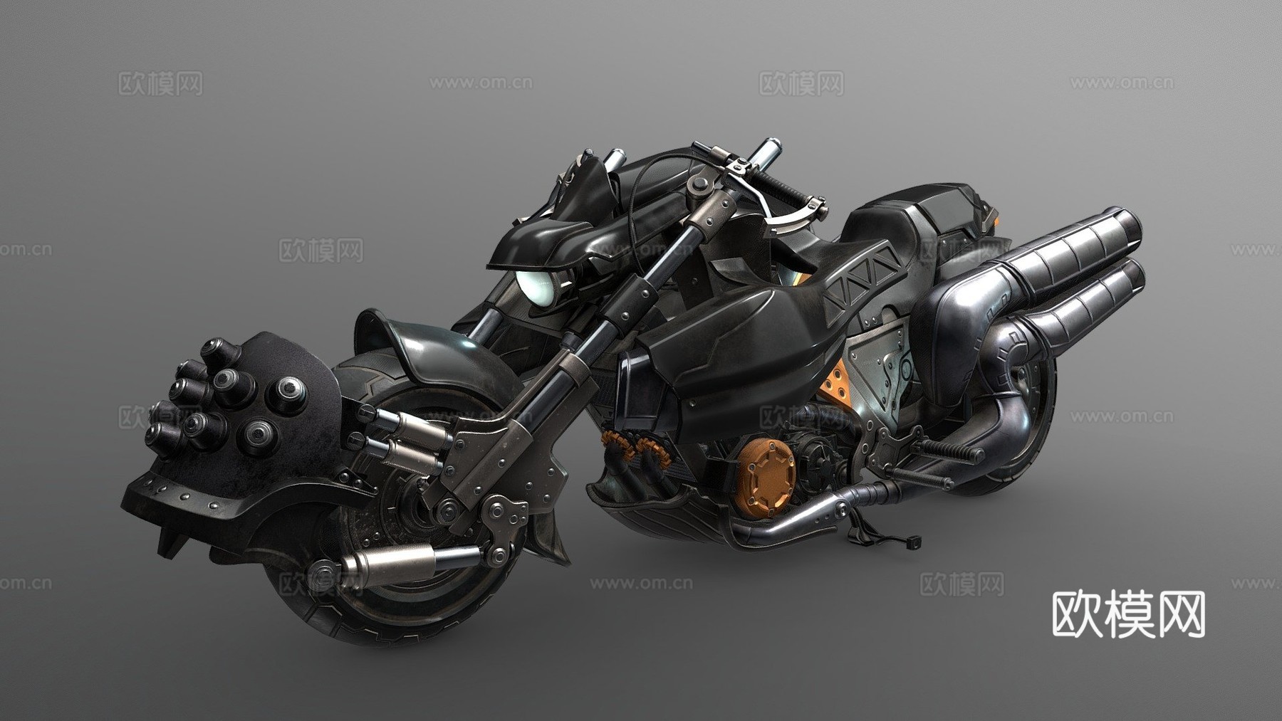 哈迪戴托纳 FF7 重制版3d模型下载（渲染图1）