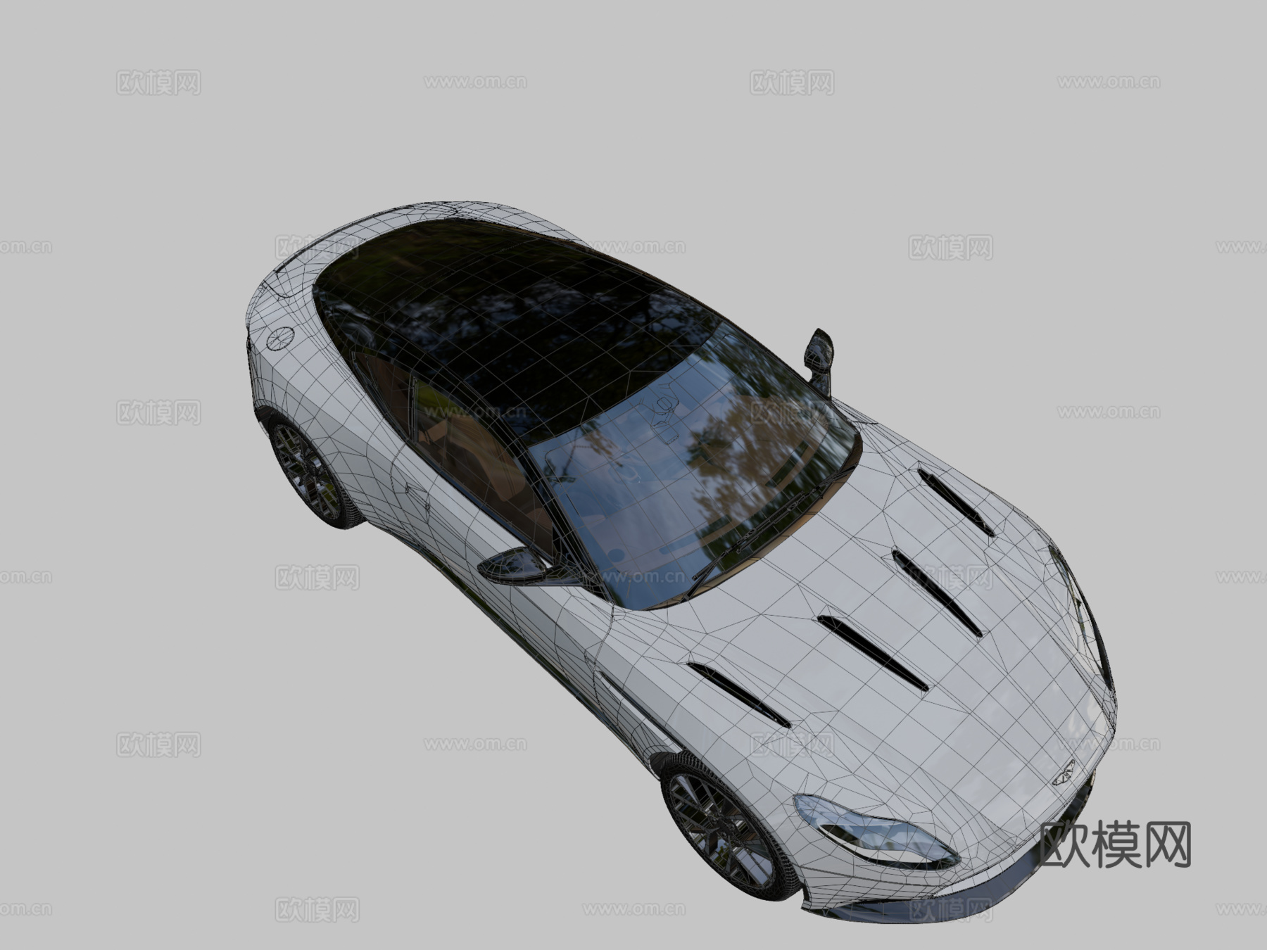 阿斯顿马丁db113d模型下载（渲染图2）